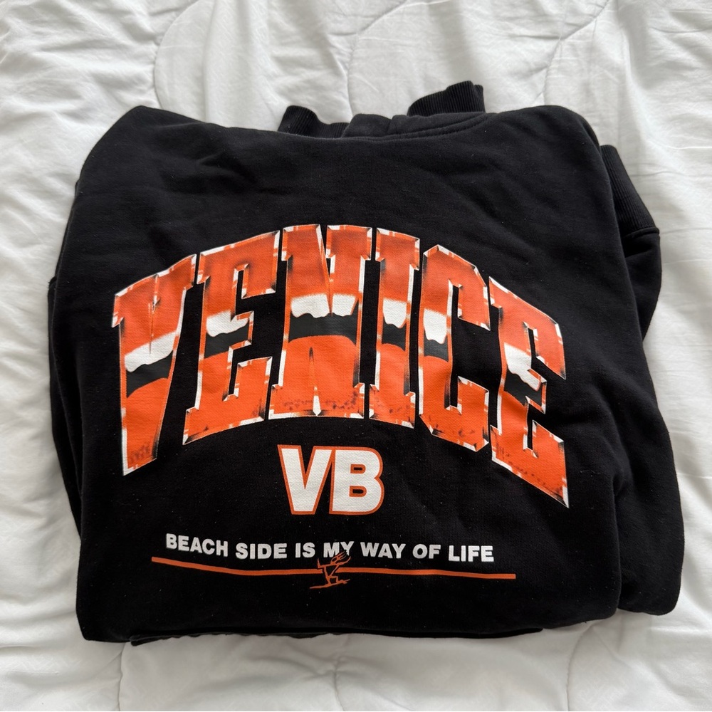 H&M Black and Orange Venice Hoodie